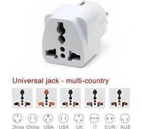 Resim NY Home Hadron Uluslararası Seyahat Adaptörü 2’li Set, Tip C Avrupa, Tip G Ingiltere Adaptör Fişi, 150 Den Fazla Ülke Uyumu, Çoklu Uç Fiş Desteği, Hac, Umre, Abd, Ab, Ingiltere, Avustralya Priz Dönüştürücü 