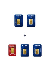 Resim Nadir Gold 24 Ayar 11 Gram Külçe Altın 4 Adet 2,5 Gram Külçe Altın + 1 Adet 1 Gram Külçe Altın 
