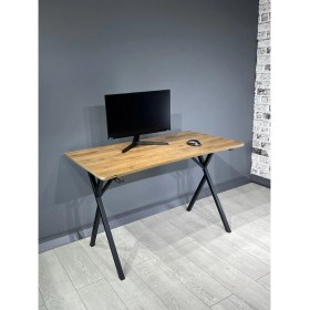 Resim Hey Modüler Mobilya Heygaming Profesyonel Oyuncu Masa Ceviz Siyah Bilgisayar Çalışma Masası 120 Cm 