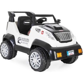 Resim Beyaz Fantastik 12v Uzaktan Kumandalı Akülü Araba Mavi 