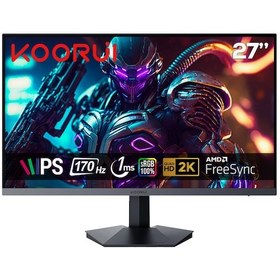 Resim Koorui GN07 27" 1 MS 170 Hz IPS QHD Oyuncu Monitör 