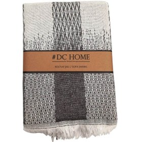 Resim Dc Jakarlı Pamuklu Kaymaz Terletmez Koltuk Örtüsü 180x240 - Kahve kahve 