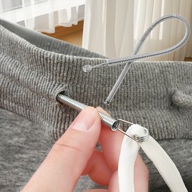 Resim Verimli İpli, Kolay İpli Ekleme, Çeşitli İplik İşleri İçin Uygun, Ev Dikiş Aracı, Bükülebilir İpli Aracı, Çok Amaçlı Elastik Kemik Bel, Halat Dokuma Kemik Yardımcı Bahar Gözü 