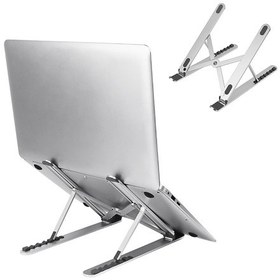 Resim Laptop Stand Apple Uyumlu MacBook Notebook Katlanabilir Metal Stand 