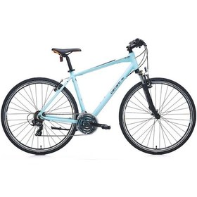 Resim Carraro Sportive 220 V - 28 Jant 17'' 45cm S - M Kadro Şehir Bisikleti-açık Mavi/siyah Turuncu Açık Mavi / Siyah Turuncu 