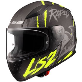 Resim Ls2 FF353 Rapıd I Full Face Kapalı Kask Nardo Gri - Sarı 
