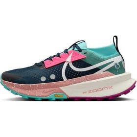 Resim Nike W Zoomx Zegama Trail 2 Kadın Koşu Ayakkabı Fd5191-400 Mavi Mavi 