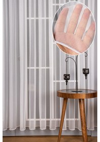 Resim Utkum Örme Tül Perde 