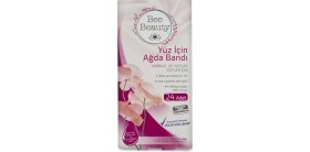 Resim Bee Beauty Yüz İçin Ağda Bandı 24 Adet Normal ve Hassas Ciltler İçin Pürüzsüz Sonuç 