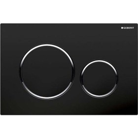 Resim Geberit Sigma20 Kumanda Paneli Mat Siyah/parlak/mat Siyah 115.882 