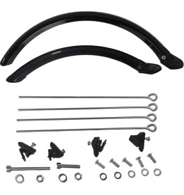 Resim Bisiklet Çamurluk 20 Inç 14 Inç Jant Uyumlu Ön Arka Takım Seti 