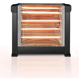 Resim Luxell Siyah 2200 W Şömine Tipi Quartz Isıtıcı (LUX.3100QR40STR14) 
