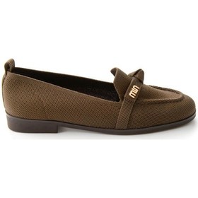 Resim Kahve Kadın Loafer Ayakkabı K01327025182 Kahve 