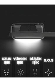 Resim Folveit Metal Mini Led El Feneri Anahtarlık Su Geçirmez Mıknatıslı Şişe Açacağı Usb’li Şarjlı 800mah 