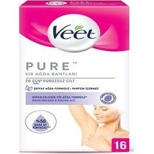 Resim Veet Bikini Bölgesi ve Koltuk Altı 16 Adet Sir Ağda Bantı 