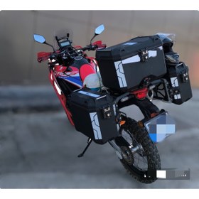 Resim Honda Crf 250l Rally 250 Yan Çanta Demiri Seti 2023 2024 2025 