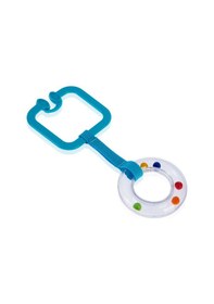 Resim Babyjem Pusete Asılabilir Kare Sesli Çıngırak Mavi 