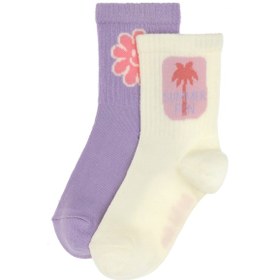 Resim U.S. Polo Assn. Kız Çocuk 2'li Soket Çorap 50311328-VR034 