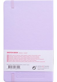 Resim Talens Sketchbook Sert Kapak Eskiz Çizim Defteri 13x21 Cm Lila 