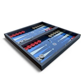 Resim Biggdesign Yıldız Tavla, Çizilmez Zeminli, Mıknatıslı MDF Kasa, 2 Kat Vernik Cilalı 