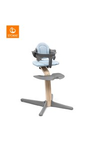 Resim Stokke Nomi Mama Sandalyesi Minderi, Grey Blue 
