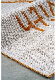 Resim Go With The Flow Doğal Pamuklu 2'li Banyo Paspas Seti 60x100+50x60 Cm - Hardal Hardal 