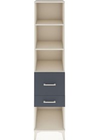 Resim Hyperion Dolap 3 Raflı 2 Çekmeceli 44x44x195 Aytaşı-antrasit Aytaşı 