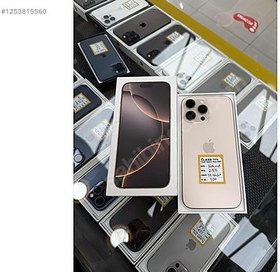 Resim Apple iPhone 16 Pro Max İkinci El TR | 256 GB | Çöl Titanyum 