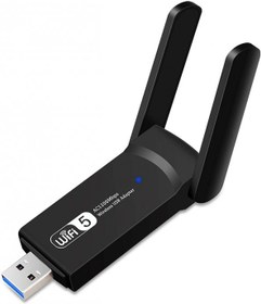Resim AC1200 Mbps Dual Band USB 3.0 Adaptör Kablosuz Wifi Alıcı 