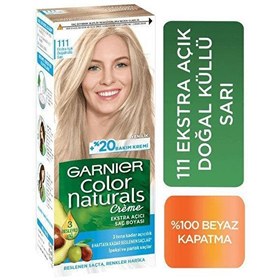 Resim Garnıer Color Naturals Krem Saç Boyası 111 Ekstra Açık Doğal Küllü Sarı 