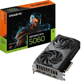 Resim Gıgabyte Geforce Rtx 5060 Wındforce 8gb Gddr7 128BIT Dlss 4 Ekran Kartı 