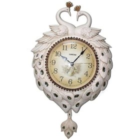 Resim Duvara Asmalı Tavuskuşu Saat 