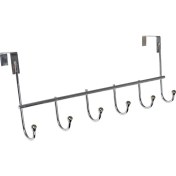 Resim Evistro Kapı Arkası Askılık 6 Kancalı Metal 
