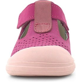 Resim Rakerplus Shaun Hakiki Deri Fuşya Pembe Cırtlı Anatomik Bebek Sandalet Pembe 