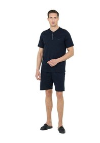 Resim D's Damat Ds Damat Patlı 4li Pijama Set Lacivert 