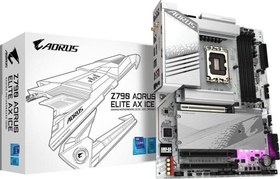 Resim GIGABYTE Z790 Aorus Elite AX Ice DDR5 1700P ATX Anakart Gigabyte