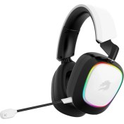 Resim Gamebooster WBH23W Nemesis Pro Rgb Wireless 2.4g+Bt Beyaz Kablosuz Oyuncu Kulaklığı 