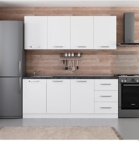 Resim Minar 200 Cm Mutfak Dolabı Beyaz 200-b2 