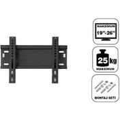 Resim Teif 19'' 26'' 49 66 Ekran Askı Aparatı Su Terazili 
