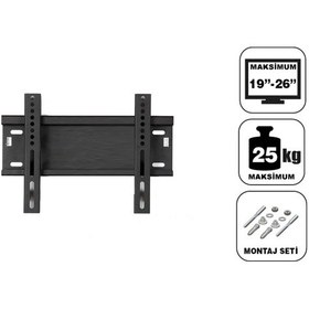 Resim Teif 19'' 26'' 49 66 Ekran Askı Aparatı Su Terazili 