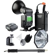 Resim GODOX WITSTRO 360 II TTL- Mini Paraflash Full Set Canon 