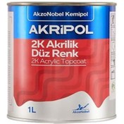 Resim AKZO NOBEL Akripol 2k Renault RE 801 Taksi Sarısı Akrilik Sonkat Oto Boyası 1 Litre 