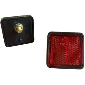 Resim Reflektörü Kare 2adet Kırmızı Vida 6 Mm 