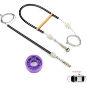 Resim VW Phaeton 3D MK1 2002-2016 Kısa Şase İçin Arka Sağ Cam Kriko Set 