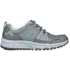 Resim Skechers Gyaq Escape Plan Kadın Spor Ayakkabı 180061 Gri/mavi 