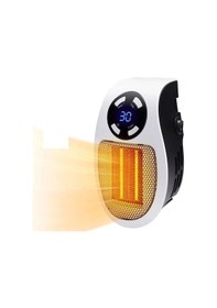 Resim 500w Taşınabilir Isıtıcı Elektrikli Isıtıcı Duvara Monte Oda Isıtıcısı Ev Aletleri Isıtma Sobası Mini Radyatör Uzaktan Kumandalı Isıtıcı Makinesi 