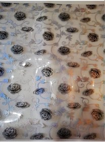 Resim Şeffaf Masa Örtüsü 1,7 Mm Kalın Desenli Pvc Kaymaz Masa Örtüsü (543902993) 