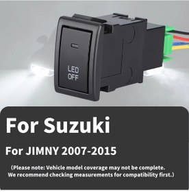 Resim Chuangyinshop Suzuki Jimny Sol Far Anahtarı Ts 17 Uyumlu Sis Lamba Switch Modifikasyon - 