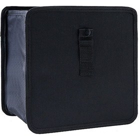 Resim Rogfer Araba Koltuğu Arkası Çöp Tenekesi Otomotiv Çok Fonksiyonlu Depolama Organizatörü, Stil: Tüm Siyah 