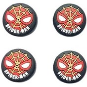 Resim Cafele PS4 - PS5 - Xbox One X/S - Series X - Series S Analog Koruyucu Silikon Pad Spiderman Maske Siyah 